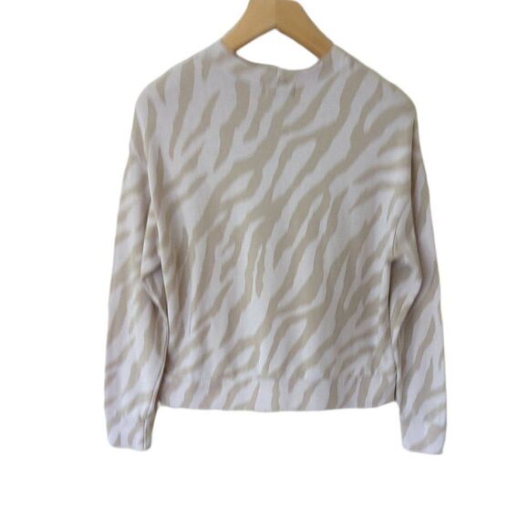 Monrow Zebra Boxy Sweatshirt - Picture 3 of 5